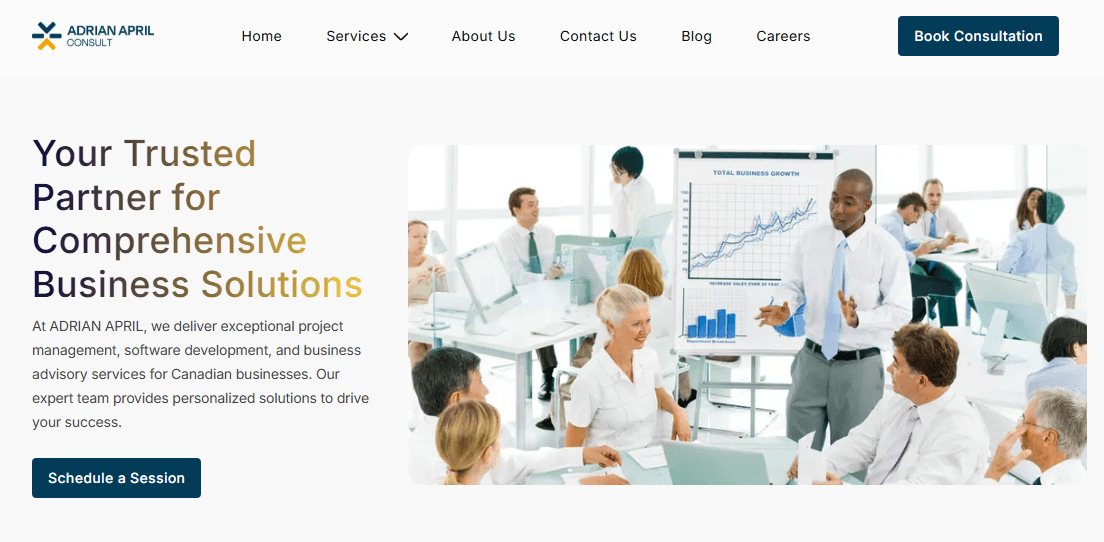 Adrian April: Comprehensive Business Solutions Platform